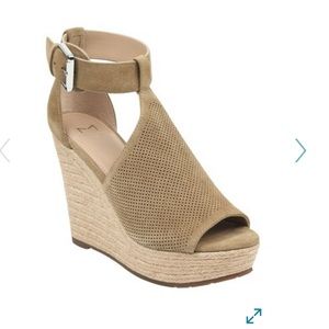 Marc Fisher Allison Perforated Espadrille Sandal